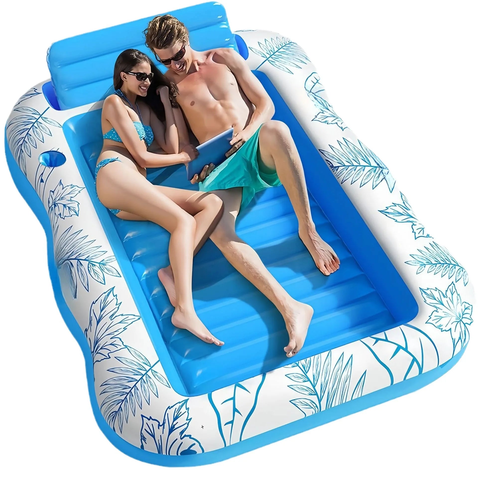Extra Large Double Inflatable Pool Float – 214x145cm