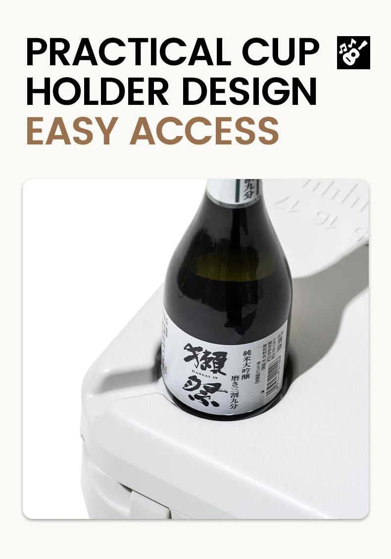 MOBI GARDEN 25L Camping Ice Box – Portable Large-Capacity Outdoor Cooler