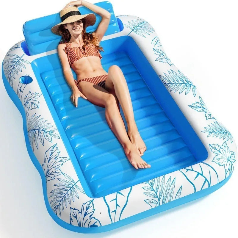 Extra Large Double Inflatable Pool Float – 214x145cm