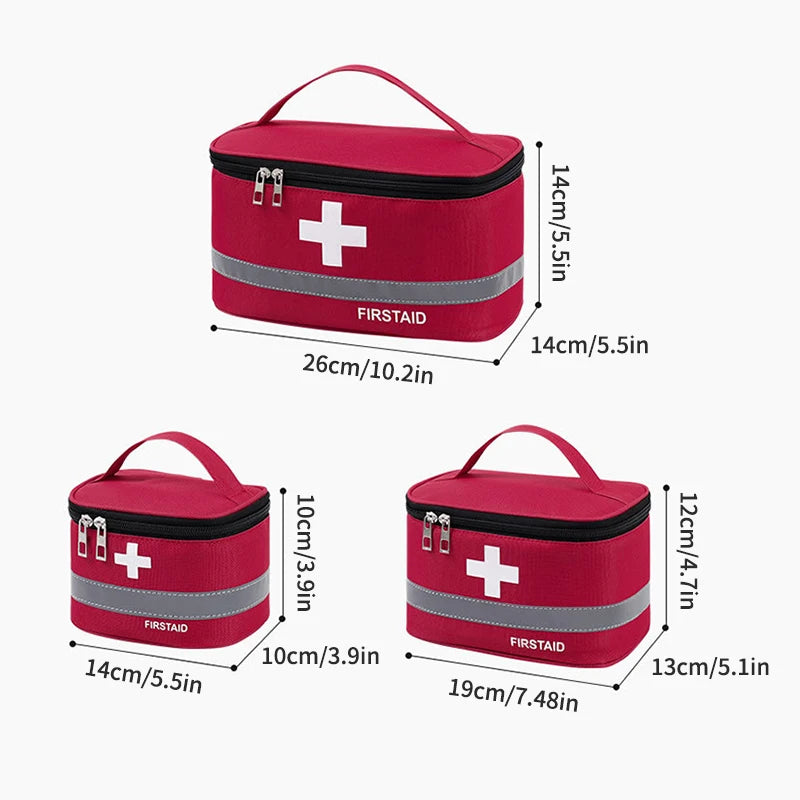 Portable Fabric Medical Bag – Travel & Home Medicine Storage Box