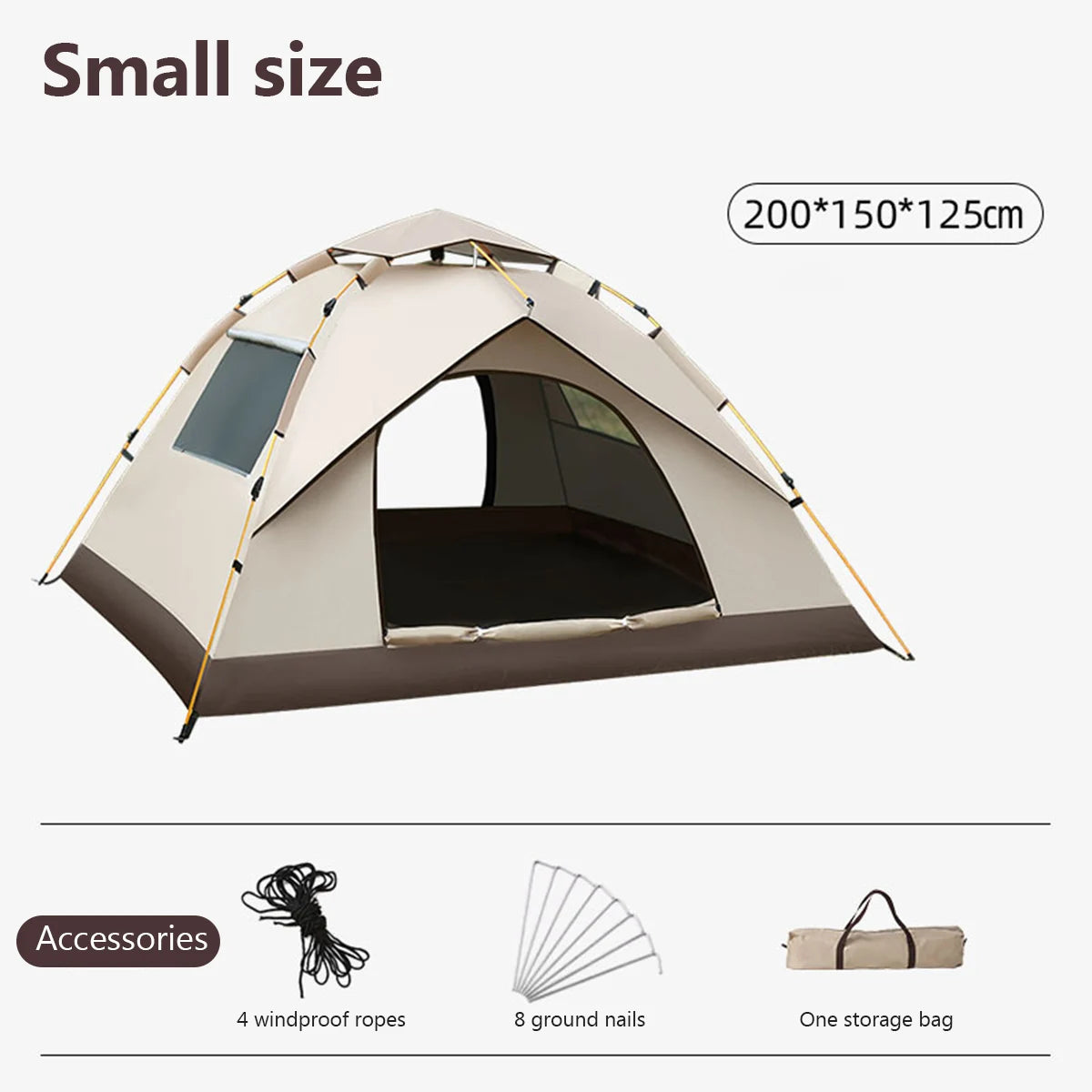 Portable Folding Camping Tent – Waterproof Automatic Easy Setup Shelter