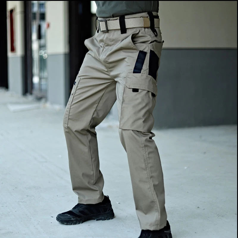 Men’s Tactical Cargo Pants – Multi-Pocket Waterproof Outdoor Work Trousers