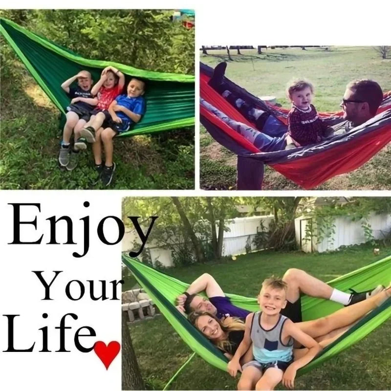 Double-Person Outdoor Camping Hammock – Anti-Rollover Nylon