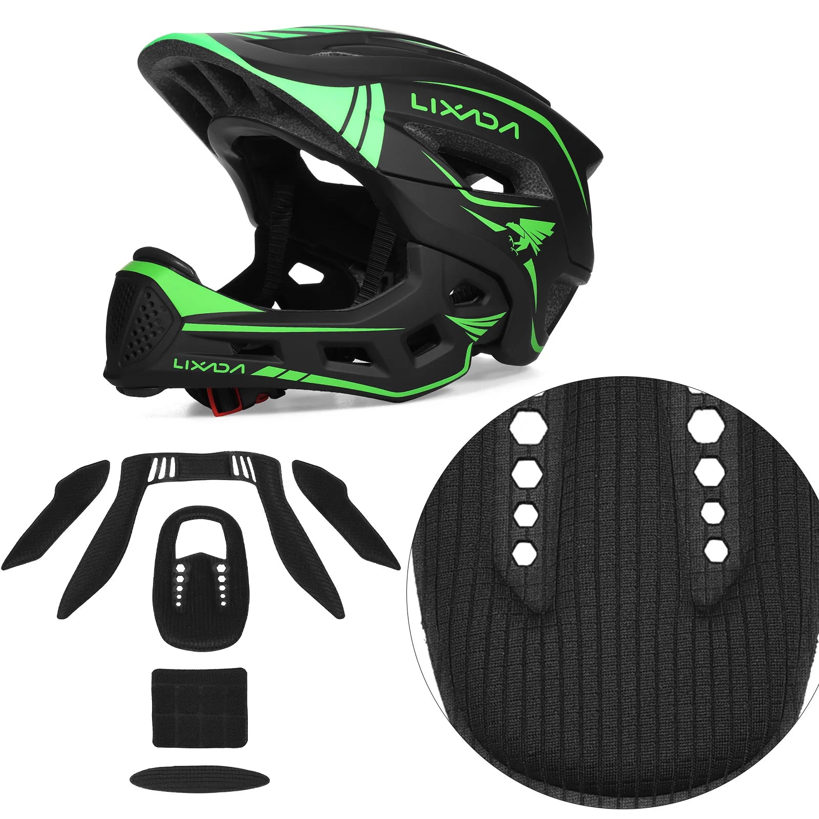 Kids Detachable Full-Face Helmet – Cycling, Skateboarding & Skating Safety Gear