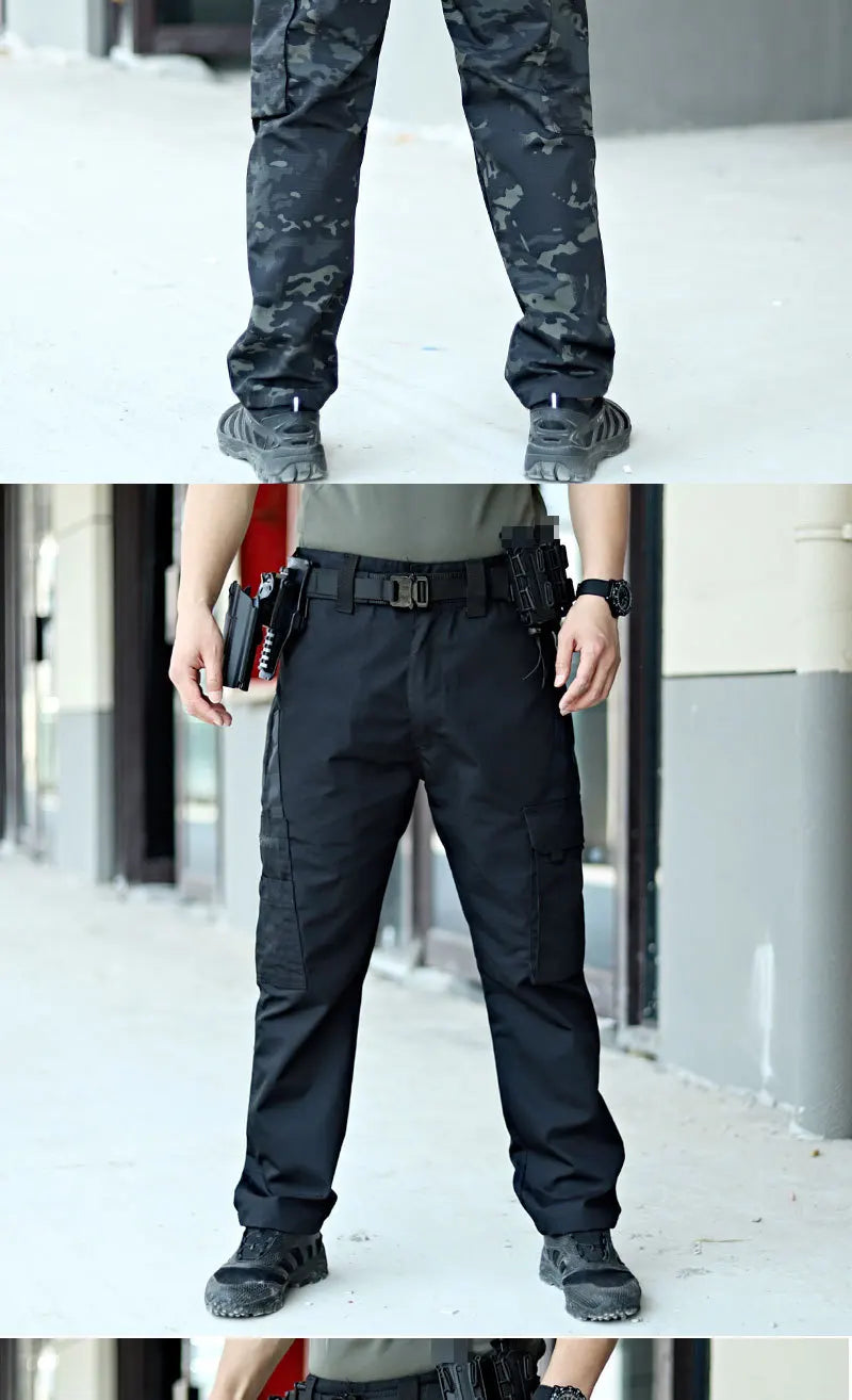 Men’s Tactical Cargo Pants – Multi-Pocket Waterproof Outdoor Work Trousers