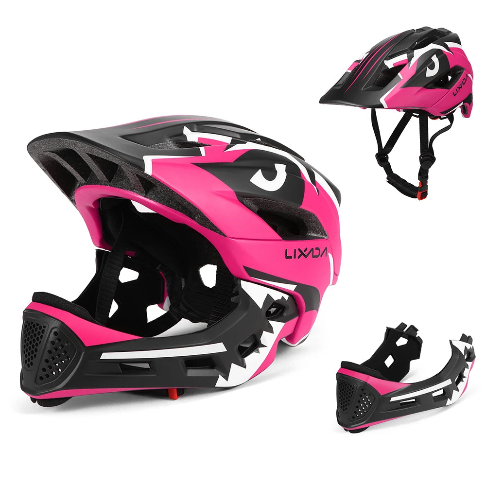 Kids Detachable Full-Face Helmet – Cycling, Skateboarding & Skating Safety Gear