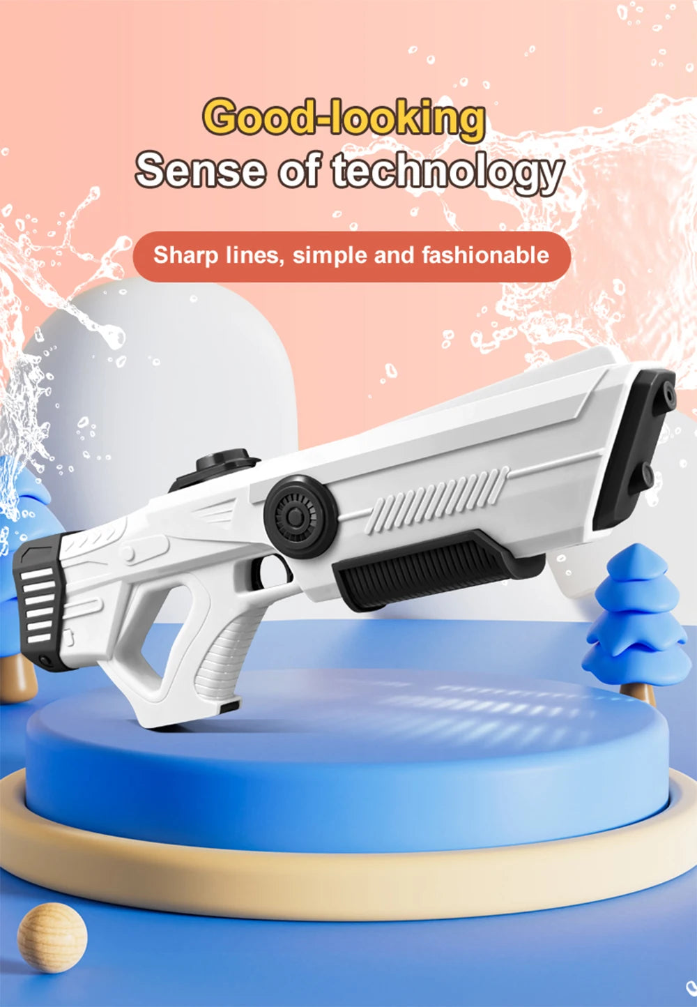 Electric Automatic Water Gun Toy for Kids & Adults