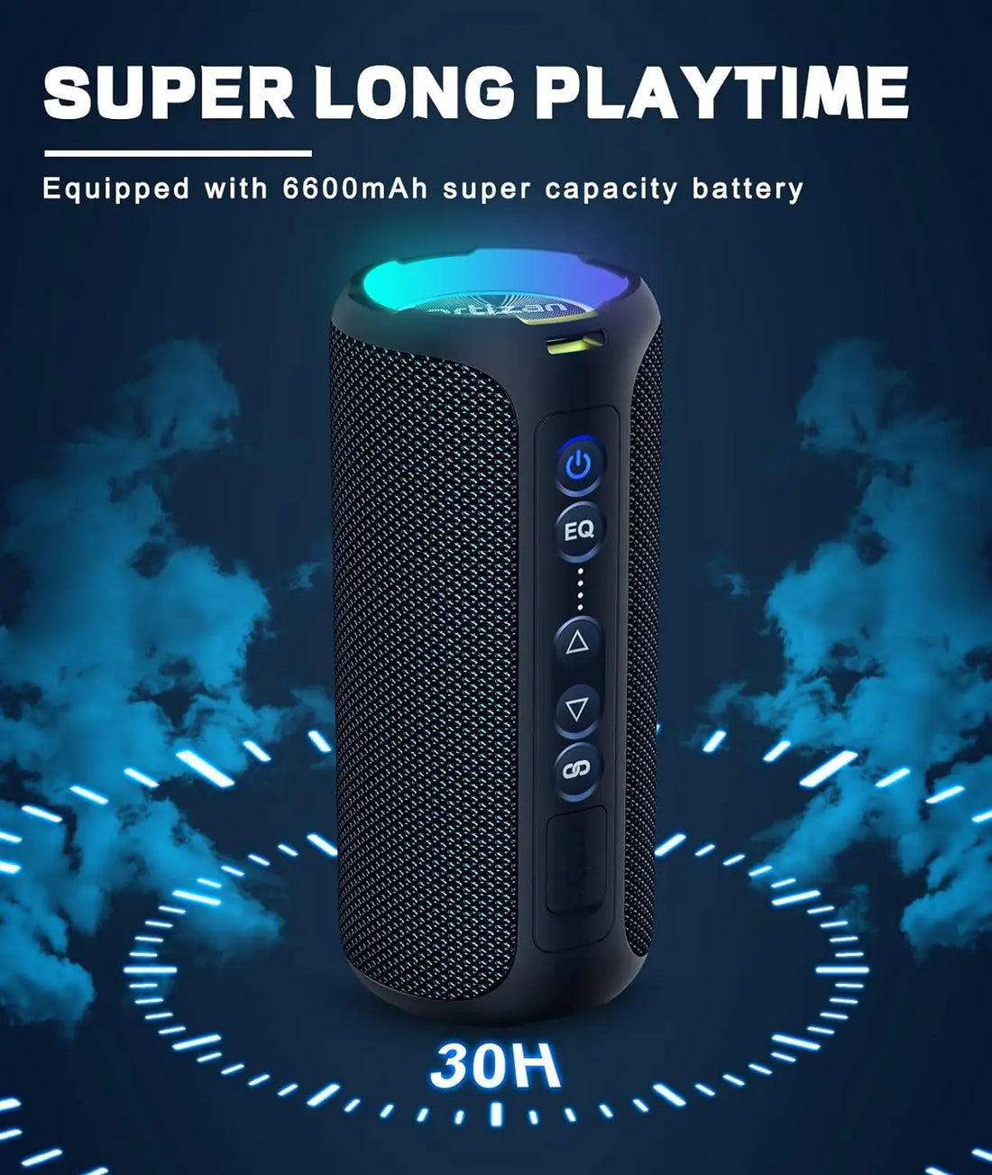 Ortizan X8 Pro Waterproof Bluetooth Speaker – Bass Boost & Dual Pairing