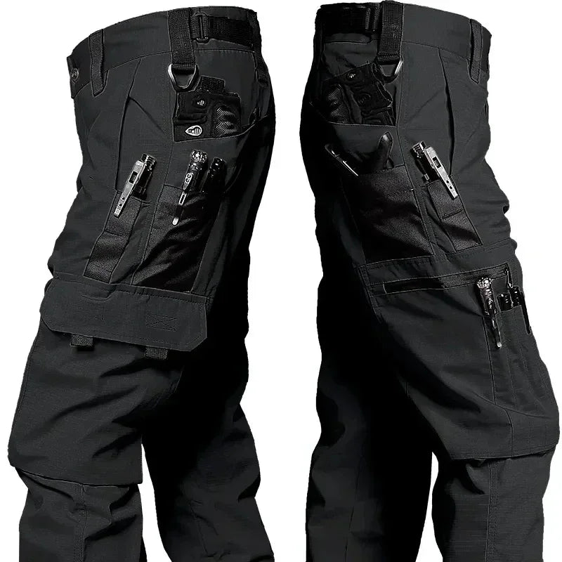 Men’s Tactical Cargo Pants – Multi-Pocket Waterproof Outdoor Work Trousers