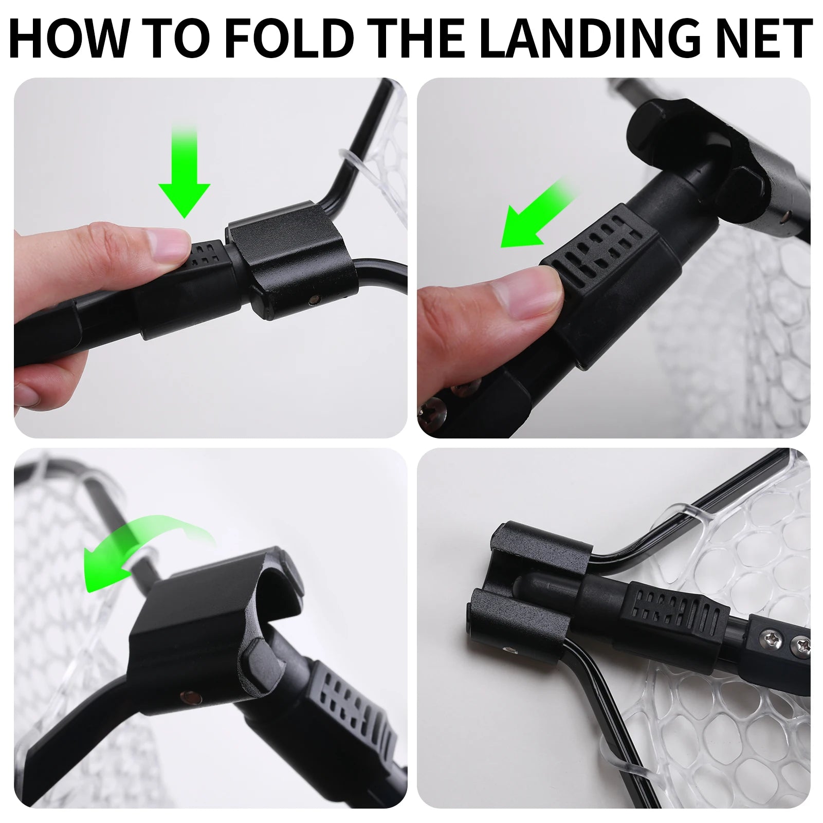 Telescopic Fishing Landing Net – 55cm to 190cm Foldable Floating Net