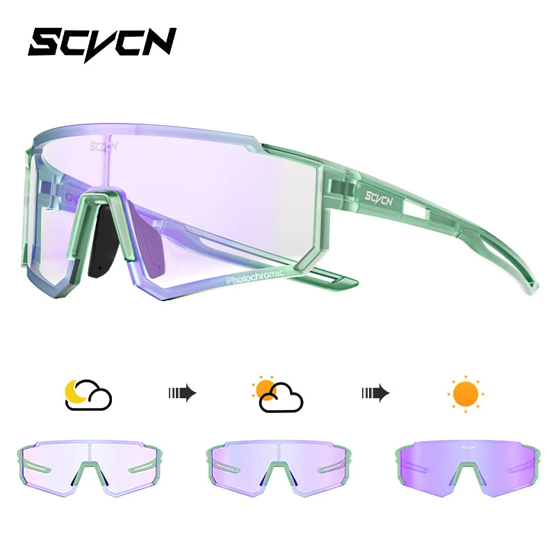 SCVCN Outdoor Cycling Sunglasses – UV400 Sports Bike Glasses for Men & Women