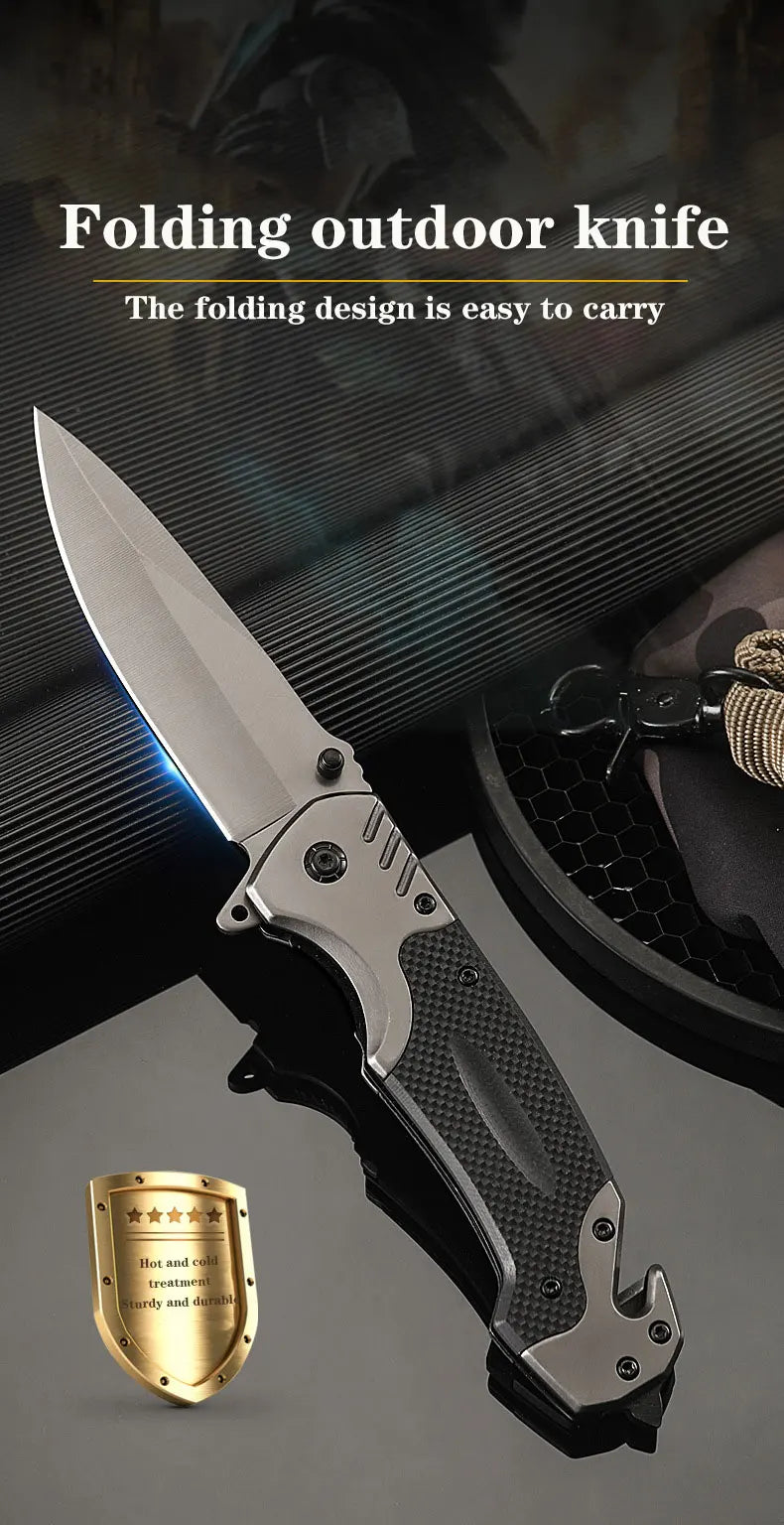 Multifunctional Folding Camping Pocket Knife – Tactical Survival Tool