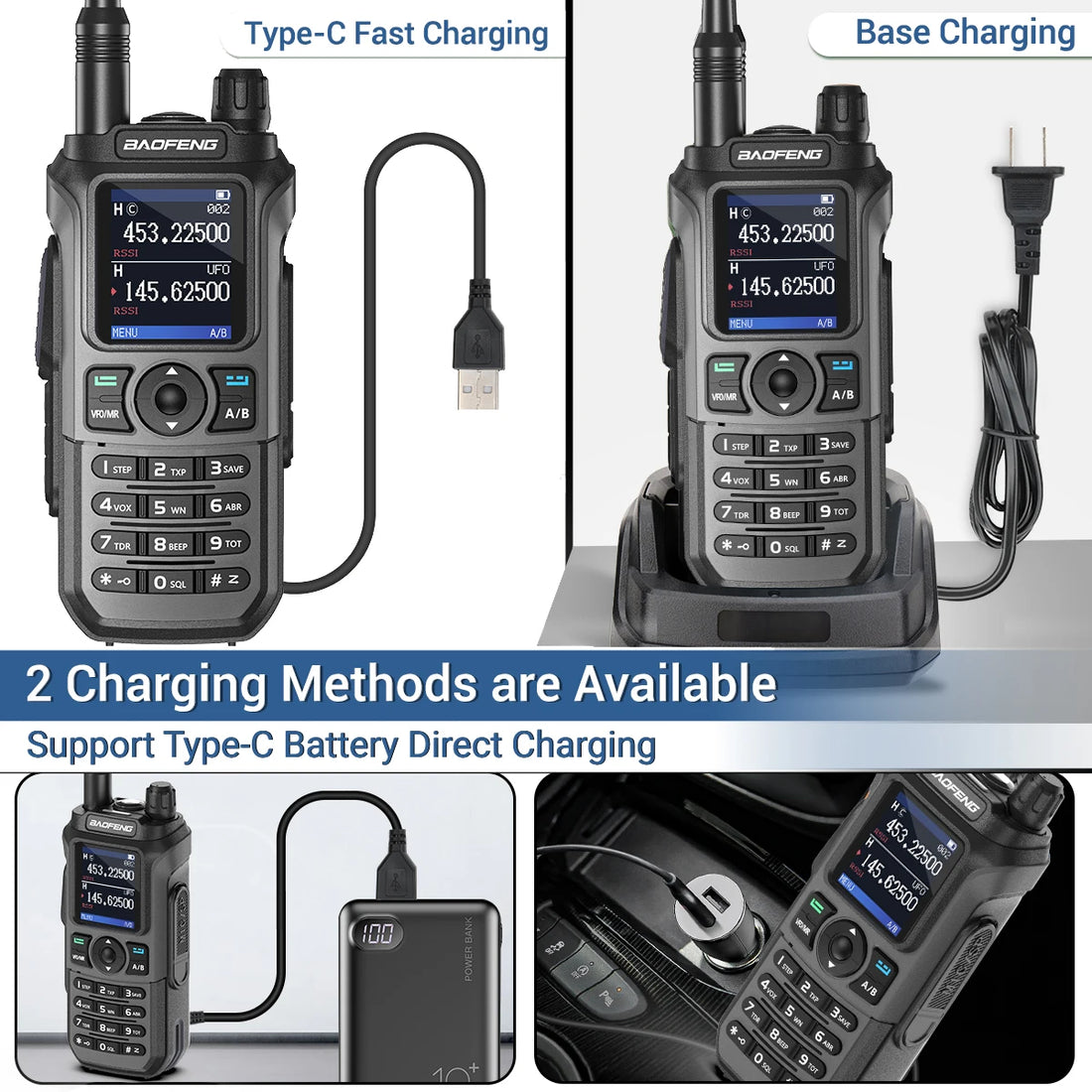 Baofeng UV-21 Pro Walkie Talkie – Long Range Multi-Band Ham Radio (16KM, Type-C)