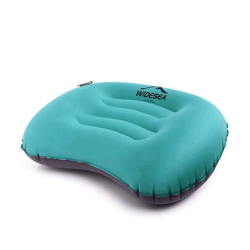 Widesea Portable Inflatable Camping Pillow – Compact Folding Air Cushion
