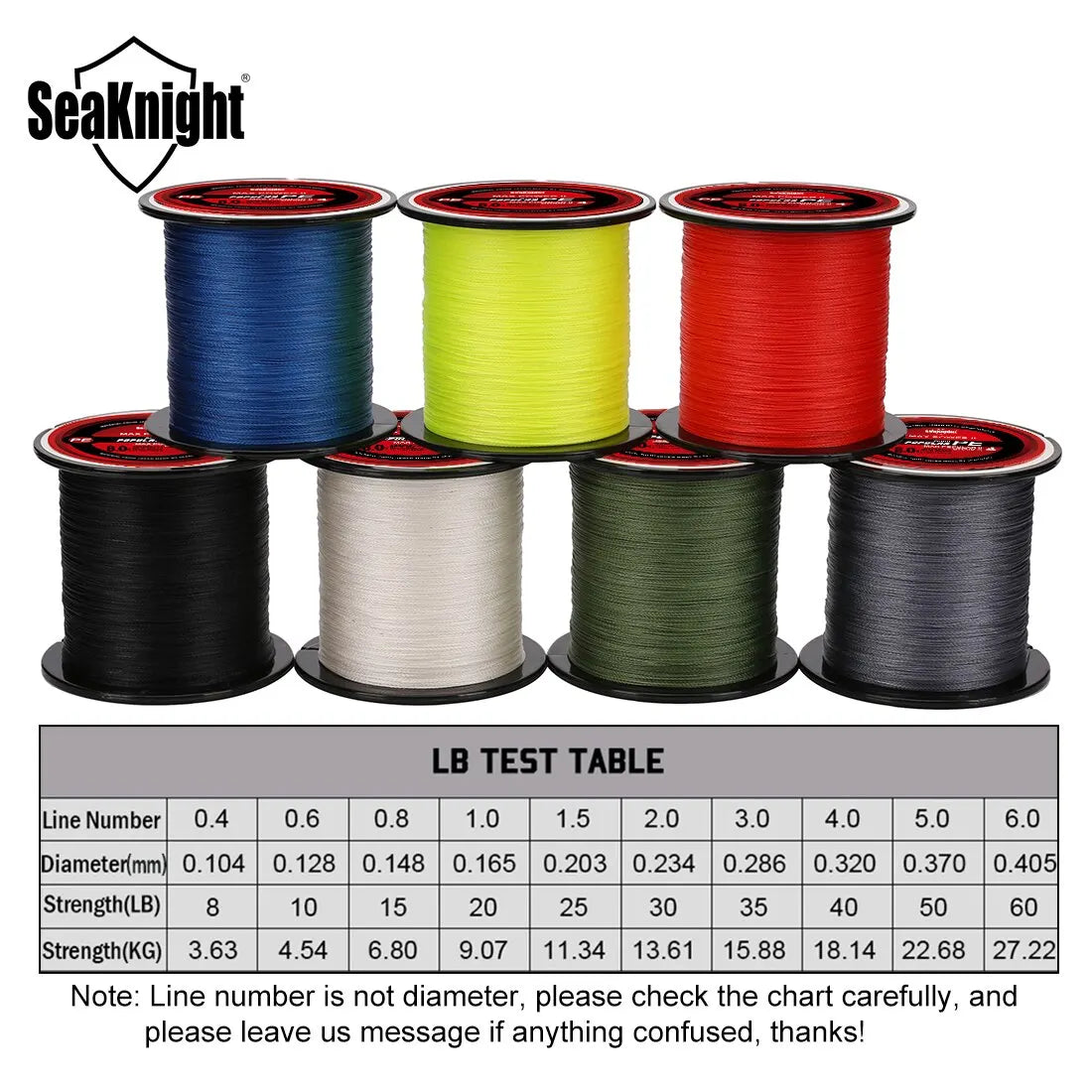 SeaKnight TriPoseidon PE Braided Fishing Line – 4 Strands, 300M, 15–30lb