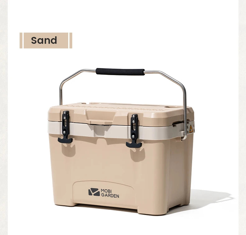 MOBI GARDEN 25L Camping Ice Box – Portable Large-Capacity Outdoor Cooler