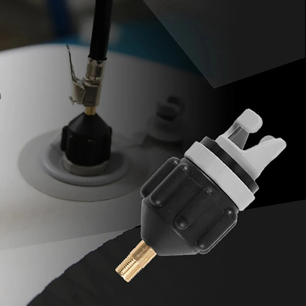 DIZETION Air Valve Adaptor – Dustproof, Wear-Resistant Inflatable Pump Adapter for Kayak & Boat