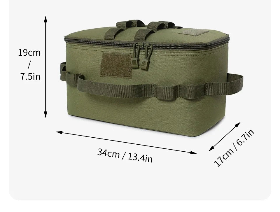 Outdoor Camping Gas Tank & Tool Storage Bag