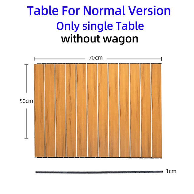 Heavy Duty Folding Utility Wagon – Large Capacity Collapsible Outdoor Cart