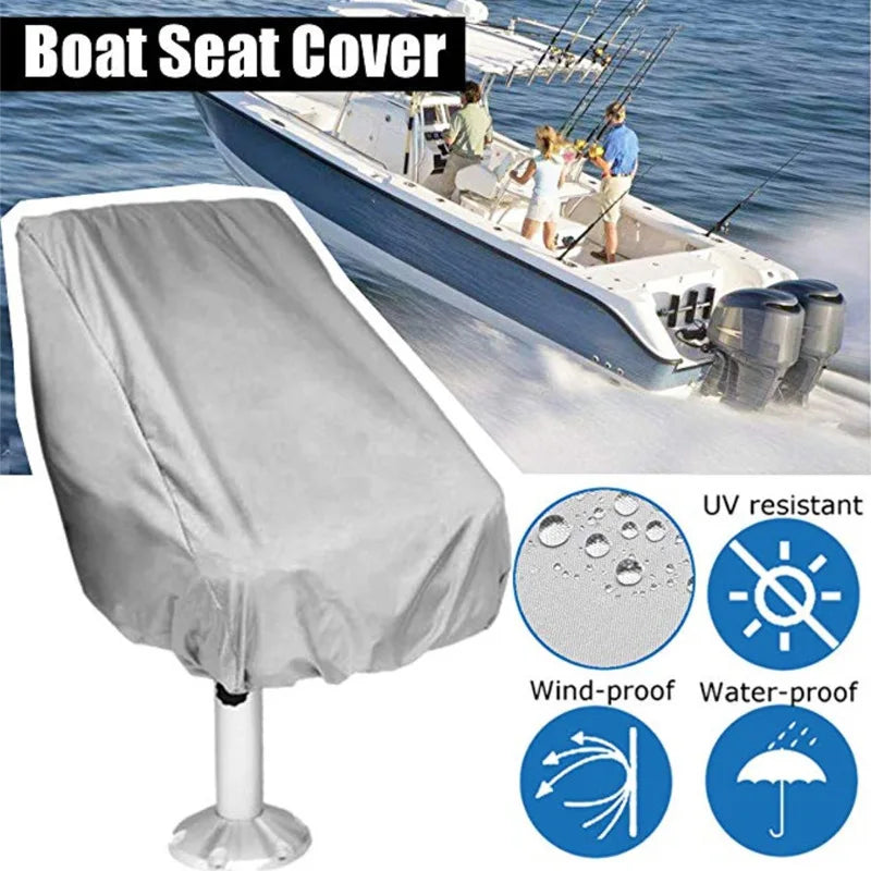 Waterproof Foldable Boat Seat Cover – Outdoor Chair Sleeve Protector