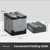 Portable Folding Camping Toilet – Travel Car Emergency Outdoor Toilet