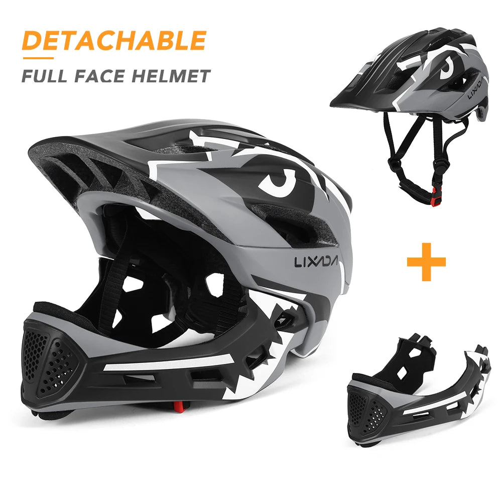 Kids Detachable Full-Face Helmet – Cycling, Skateboarding & Skating Safety Gear