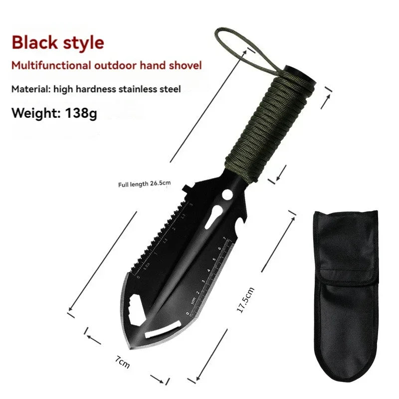 Portable Camping Shovel – Multifunctional Survival & Outdoor Tool