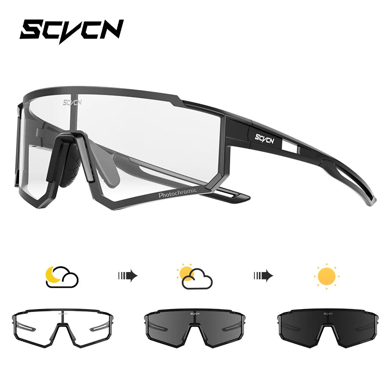 SCVCN Outdoor Cycling Sunglasses – UV400 Sports Bike Glasses for Men & Women