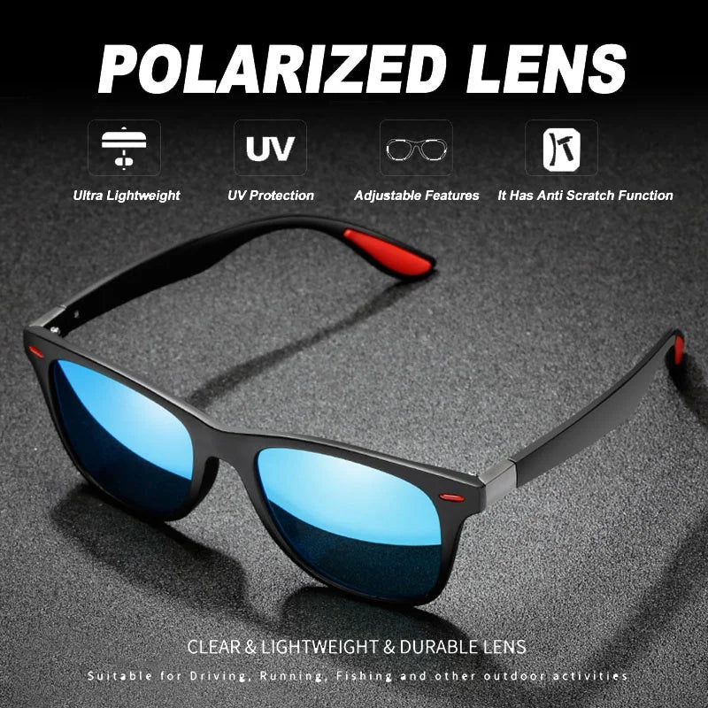 Men’s Night Vision Polarized Sunglasses – Outdoor Sport Driving Glasses with PC Frame