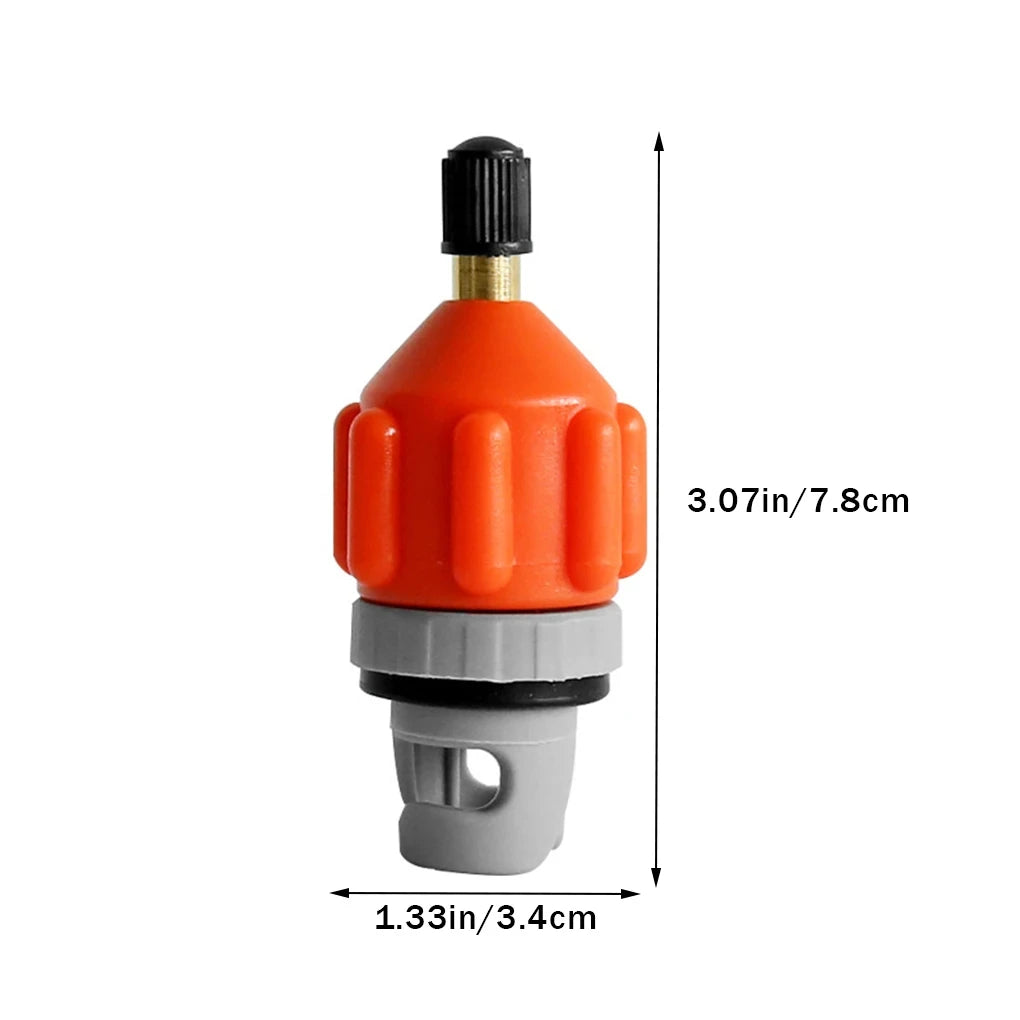 DIZETION Air Valve Adaptor – Dustproof, Wear-Resistant Inflatable Pump Adapter for Kayak & Boat