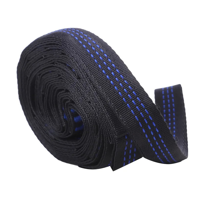 2PCS Hammock Straps – 600lbs Heavy-Duty Polyester Suspension Belts with 5 Rings