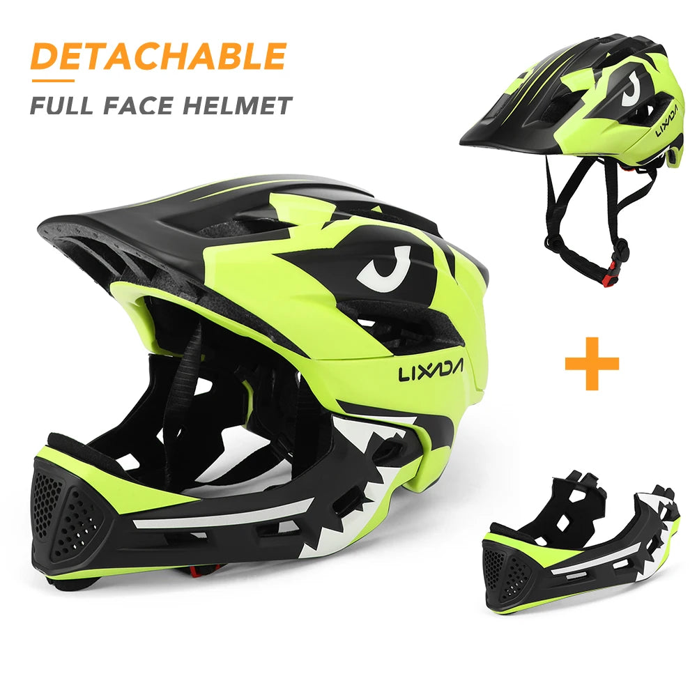 Kids Detachable Full-Face Helmet – Cycling, Skateboarding & Skating Safety Gear