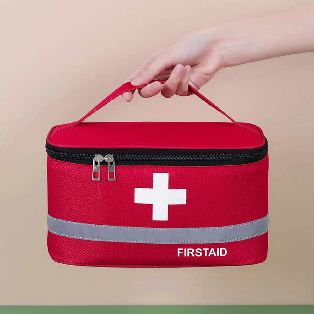 Portable Fabric Medical Bag – Travel & Home Medicine Storage Box