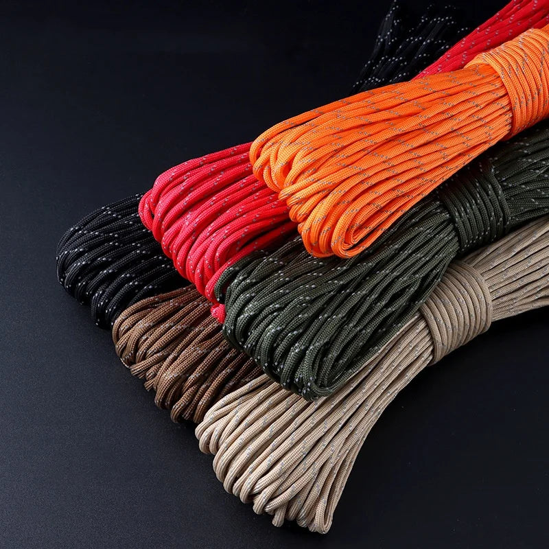 Reflective 550 Paracord – 7 Strand Military Tactical Rope