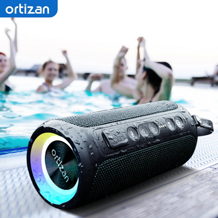 Ortizan X8 Pro Waterproof Bluetooth Speaker – Bass Boost & Dual Pairing