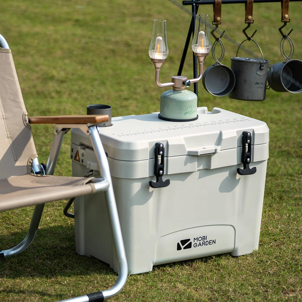 MOBI GARDEN 25L Camping Ice Box – Portable Large-Capacity Outdoor Cooler