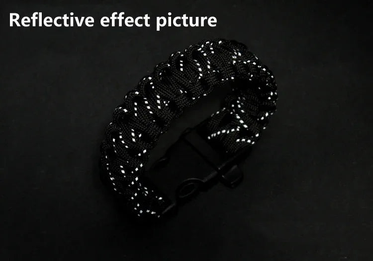 Reflective 550 Paracord – 7 Strand Military Tactical Rope