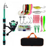 Telescopic Fishing Pole Set with Reel, Baits & Tackle Kit