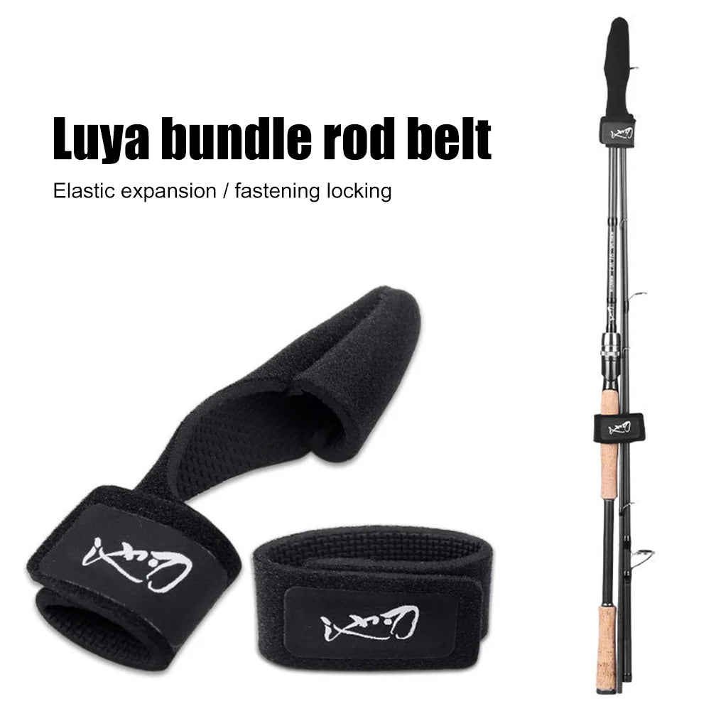 Elastic Fishing Rod Holder Straps – Tip Guard & Tie Belt for Lures & Rods