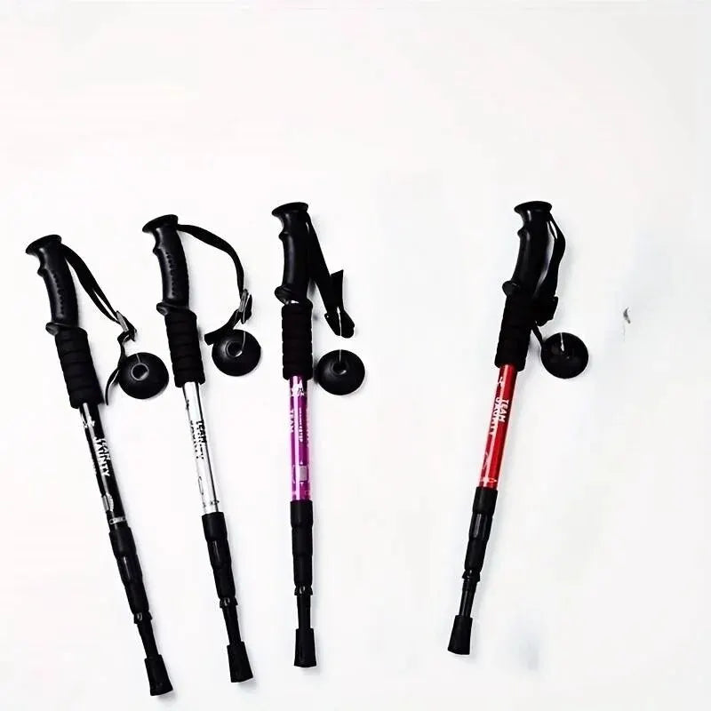 Ultralight Foldable Trekking Poles with Shock Absorption