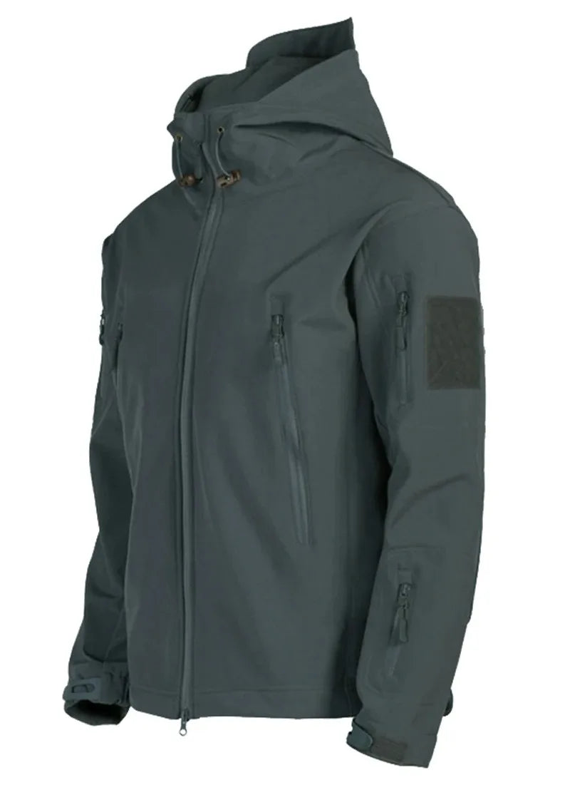 Men’s Tactical Soft-Shell Jacket – Waterproof Military Outdoor Utility Bomber