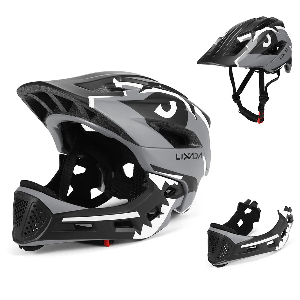 Kids Detachable Full-Face Helmet – Cycling, Skateboarding & Skating Safety Gear
