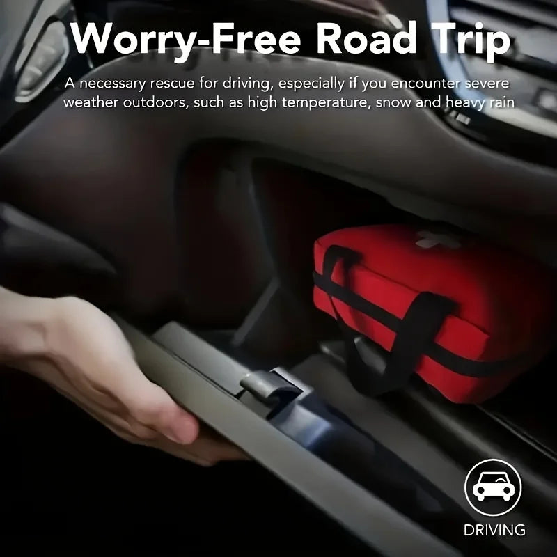 First Aid Kit – 188 pcs Emergency Survival Medical Kit for Home, Car & Outdoor