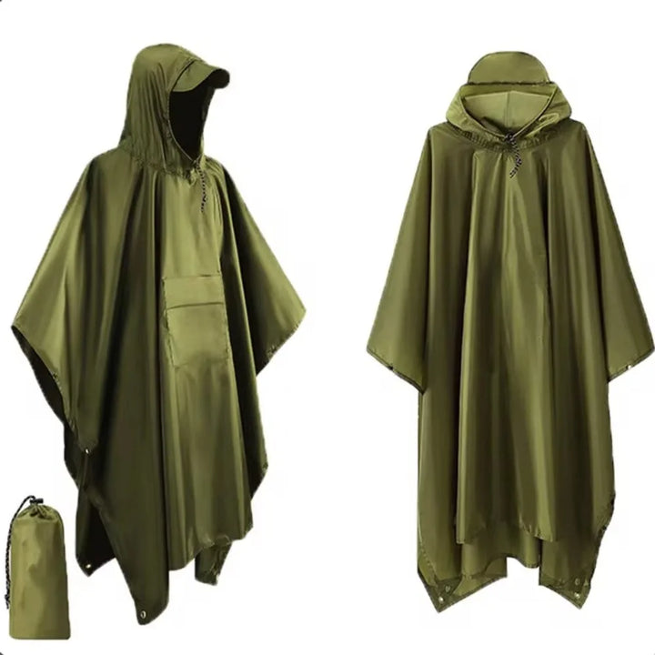 3-in-1 Outdoor Raincoat – Waterproof Multifunctional Hiking & Travel Rainwear
