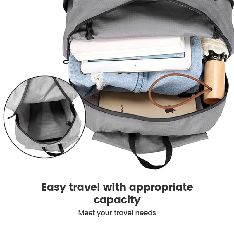 20L Foldable Hiking Backpack – Lightweight Waterproof Travel Daypack