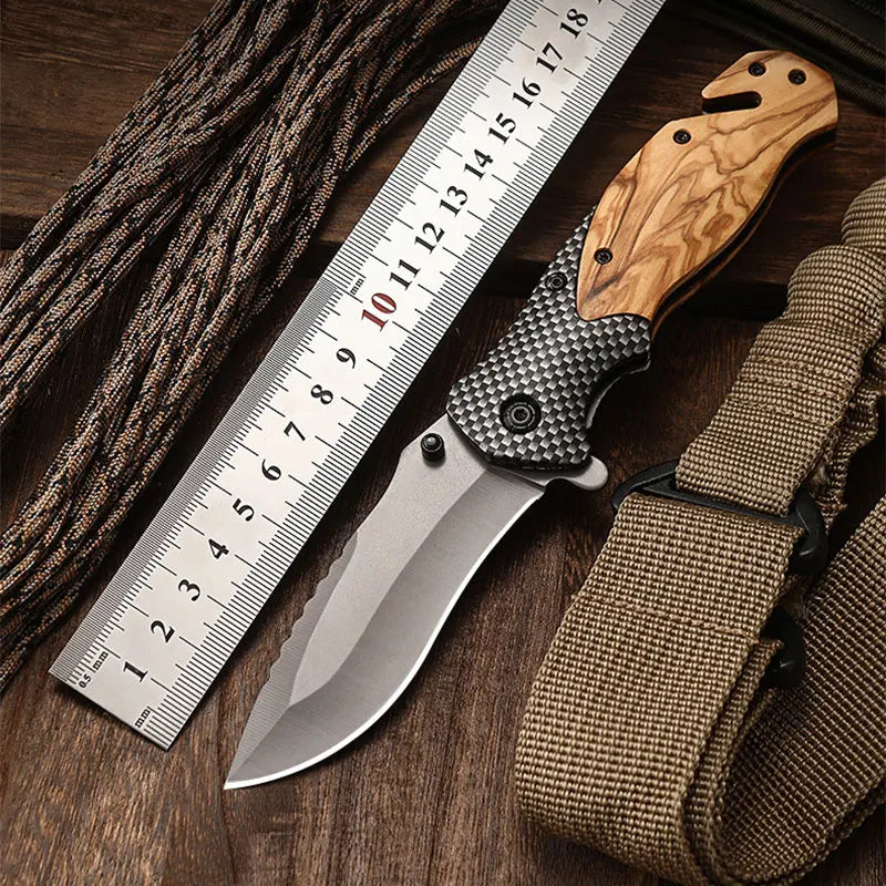 High-Hardness Folding Pocket Knife – Multifunctional Outdoor Camping Tool