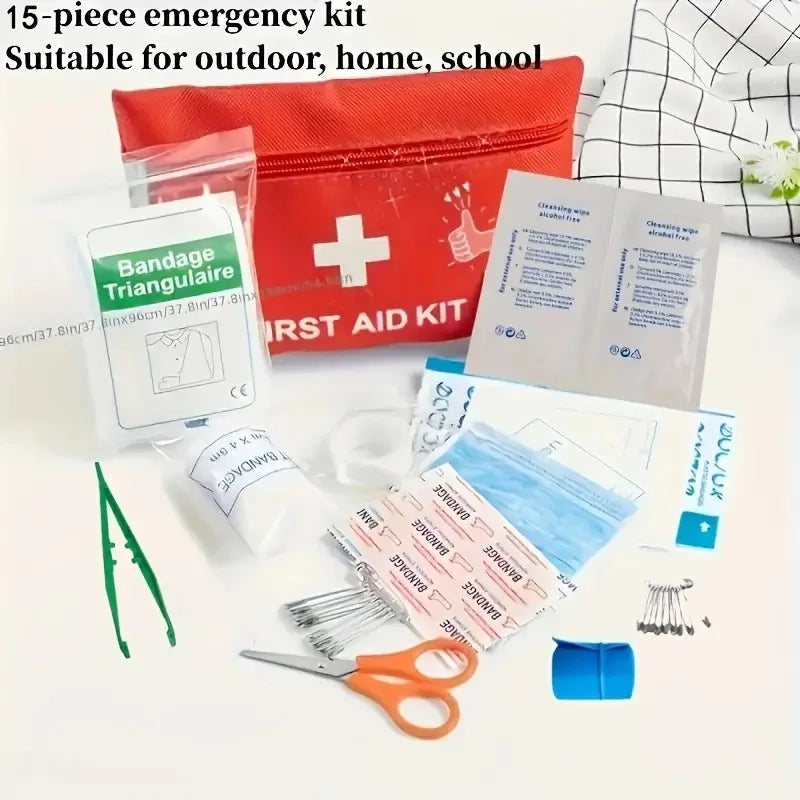 First Aid Kit – 188 pcs Emergency Survival Medical Kit for Home, Car & Outdoor