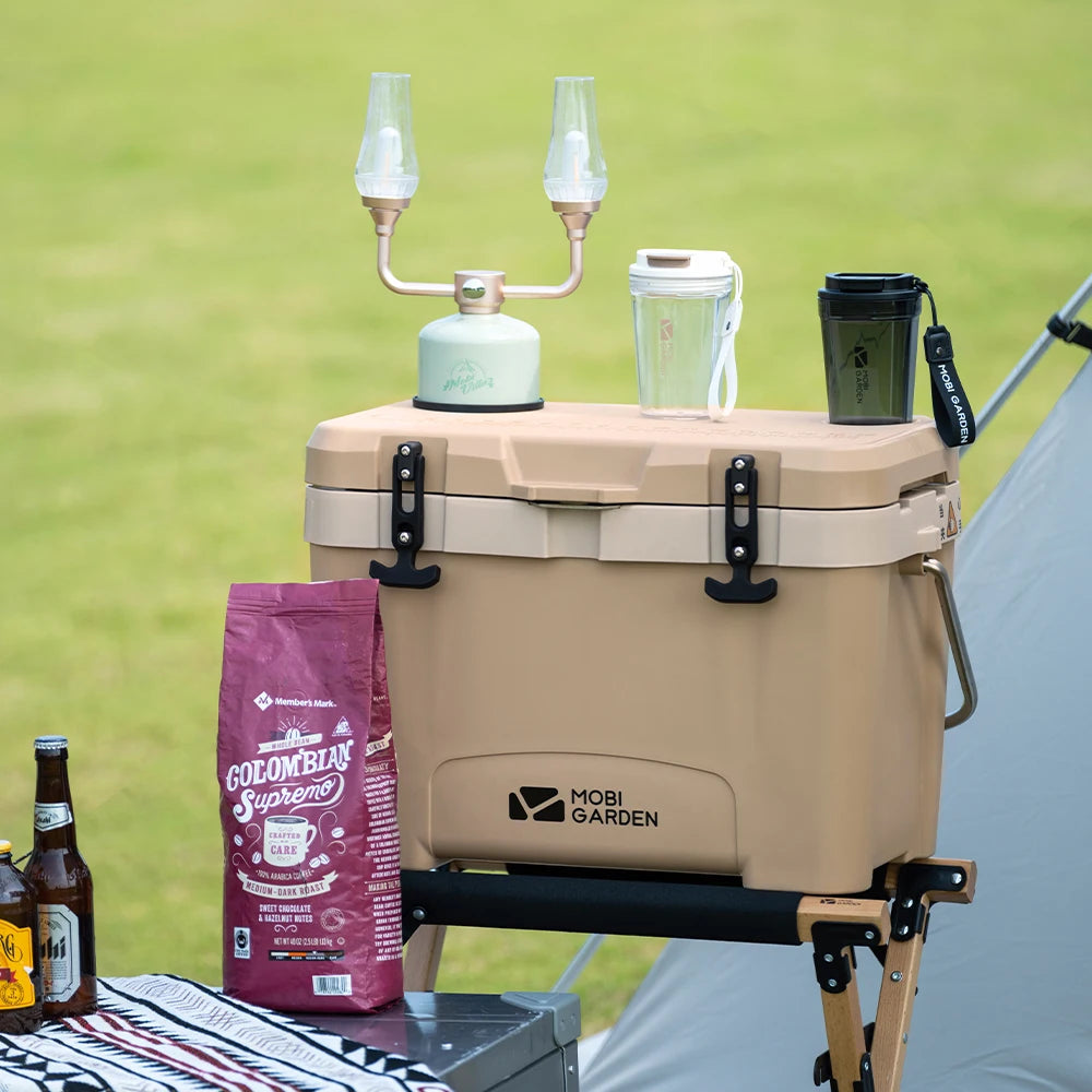 MOBI GARDEN 25L Camping Ice Box – Portable Large-Capacity Outdoor Cooler