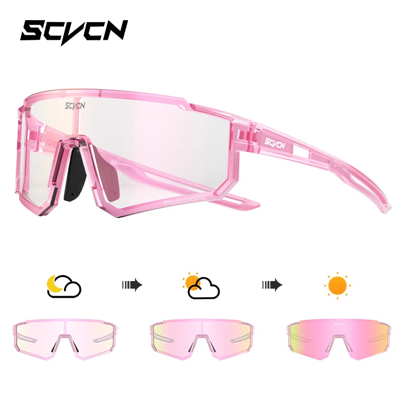 SCVCN Outdoor Cycling Sunglasses – UV400 Sports Bike Glasses for Men & Women