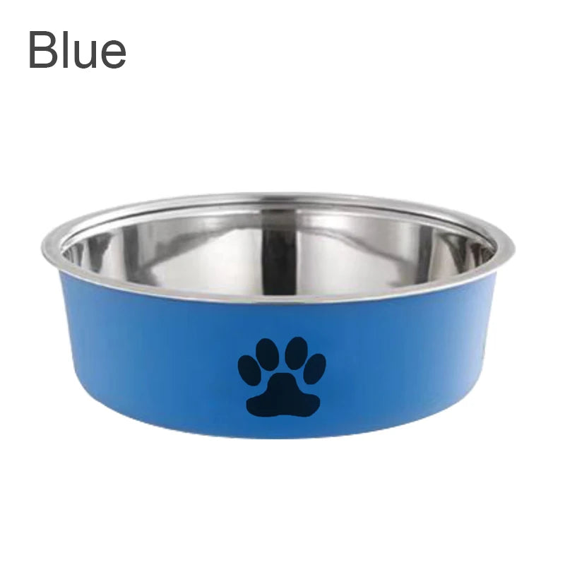 Stainless Steel Pet Bowl – Non-Slip Water & Food Bowl for Cats and Dogs